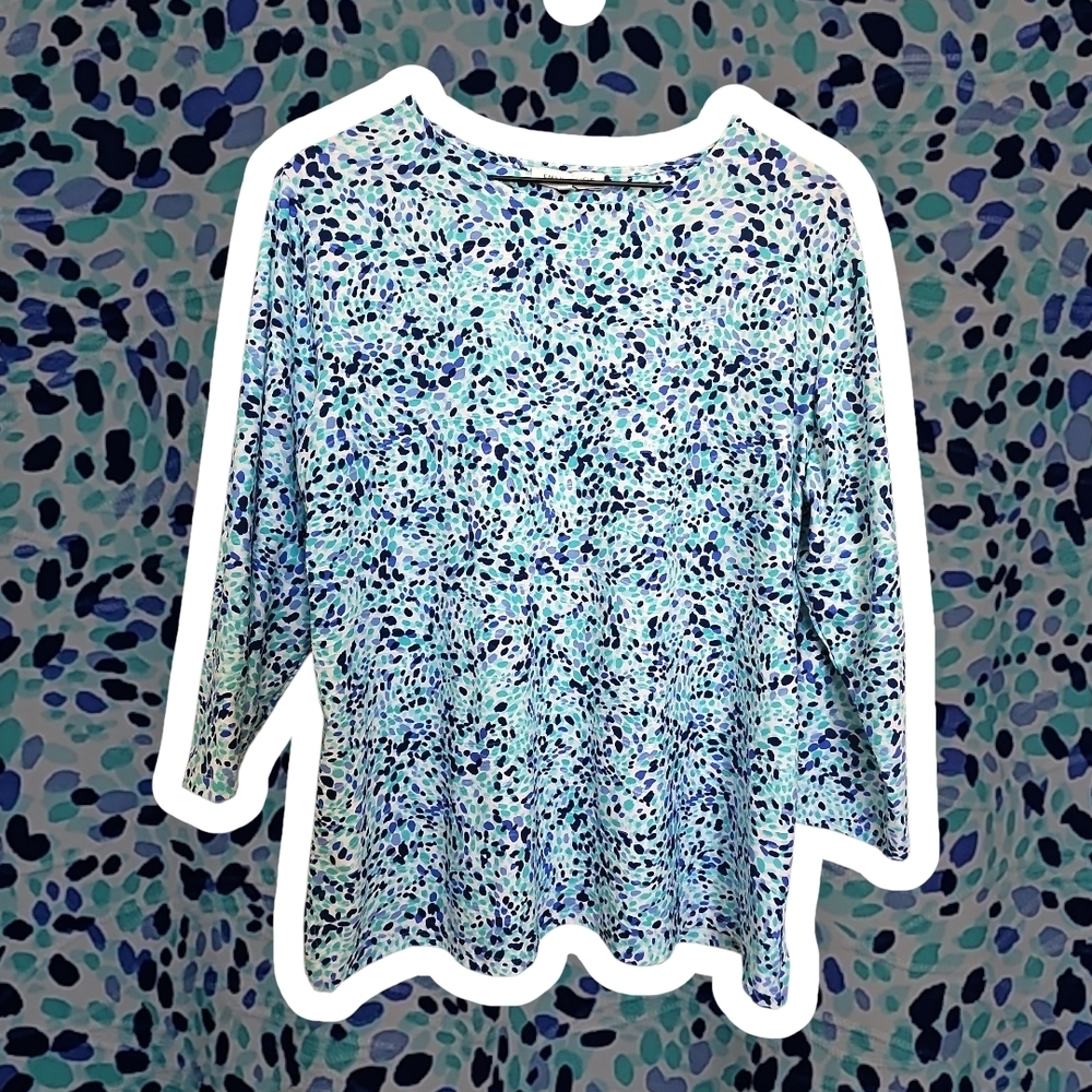 EMILY DANIELS MULTICOLOR PULL-OVER TOP